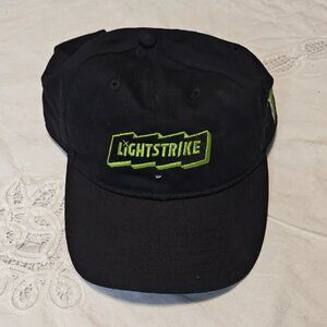 Black Baseball Cap with Lightstrike Logo